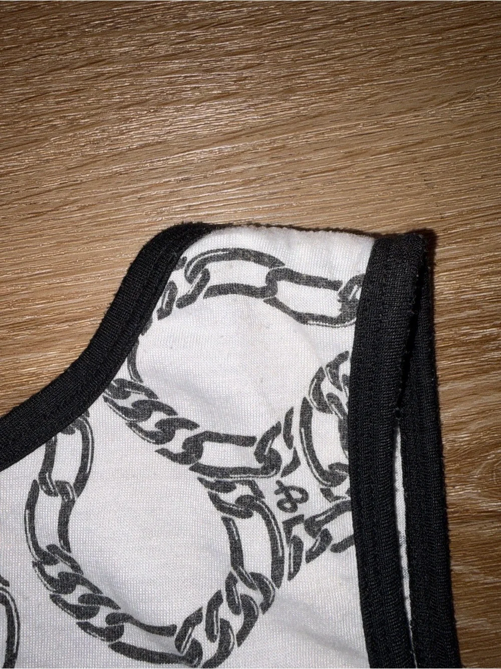 Crooks & Castles Chain Print Tank Top Men’s XL White Black Streetwear Used - Picture 9 of 9